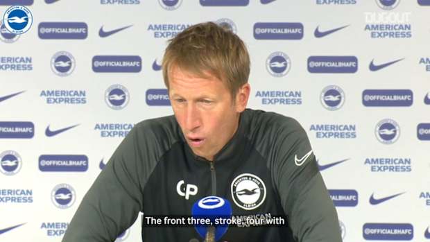 Potter discusses Manchester United strength, Molumby and Lamptey